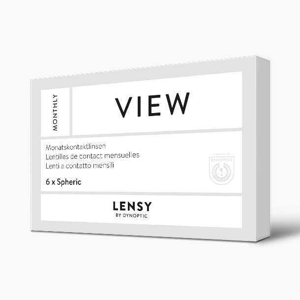 Lensy Monthly VIEW Spheric (6P) - Lensy by Dynoptic - Optiker - Optiker Schweiz - Kontaktlinsen - Linsenmittel - Pflegemittel - Kontaktlinsenmittel - Tageskontaktlinsen - Monatskontaktlinsen - Sphärische Kontaktlinsen - Torische Kontaktlinsen - Silikon-Hydrogel Kontaktlinsen - Augentropfen - weiche Kontaktlinsen - harte Kontaktlinsen - Opticiens - Opticiens Suisse - Lentilles de contact - Produits de soin - Lentilles de contact journalières - Lentilles de contact mensuelles - Lentilles de contact sphériques - Lentilles de contact toriques - Lentilles de contact Multifocales - Lentilles de contact en silicone hydrogel - Gouttes ophtalmiques - Lentilles de contact souples - Lentilles de contact rigides - Ottico - Ottico Svizzera - Lenti a contatto - Prodotti per la cura - Lenti a contatto giornaliere - Lenti a contatto mensili - Lenti a contatto sferiche - Lenti a contatto toriche - Lenti a contatto multifocali - Lenti a contatto in silicone idrogel - Collirio - Lenti a contatto morbide - Lenti a contatto rigide