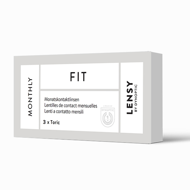 Lensy Monthly Fit 3P Toric - Lensy by Dynoptic - Optiker - Optiker Schweiz - Kontaktlinsen - Linsenmittel - Pflegemittel - Kontaktlinsenmittel - Tageskontaktlinsen - Monatskontaktlinsen - Sphärische Kontaktlinsen - Torische Kontaktlinsen - Silikon-Hydrogel Kontaktlinsen - Augentropfen - weiche Kontaktlinsen - harte Kontaktlinsen - Opticiens - Opticiens Suisse - Lentilles de contact - Produits de soin - Lentilles de contact journalières - Lentilles de contact mensuelles - Lentilles de contact sphériques - Lentilles de contact toriques - Lentilles de contact Multifocales - Lentilles de contact en silicone hydrogel - Gouttes ophtalmiques - Lentilles de contact souples - Lentilles de contact rigides - Ottico - Ottico Svizzera - Lenti a contatto - Prodotti per la cura - Lenti a contatto giornaliere - Lenti a contatto mensili - Lenti a contatto sferiche - Lenti a contatto toriche - Lenti a contatto multifocali - Lenti a contatto in silicone idrogel - Collirio - Lenti a contatto morbide - Lenti a contatto rigide